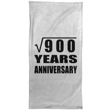 30th Anniversary Square Root of 900 Years Anniversary - Hand Towel