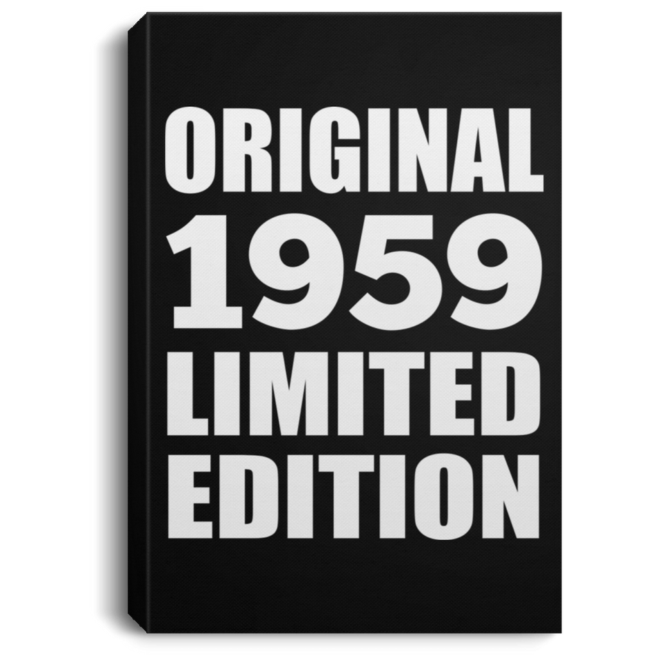65th Birthday Original 1959 Limited Edition - Canvas Portrait
