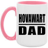 Hovawart Dad - 15oz Accent Mug Pink