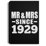 95th Anniversary Mr & Mrs Since 1929 - Canvas Portrait