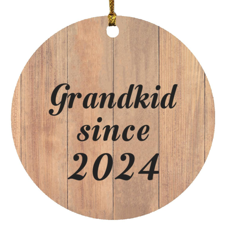 Grandkid Since 2024 - Circle Ornament C