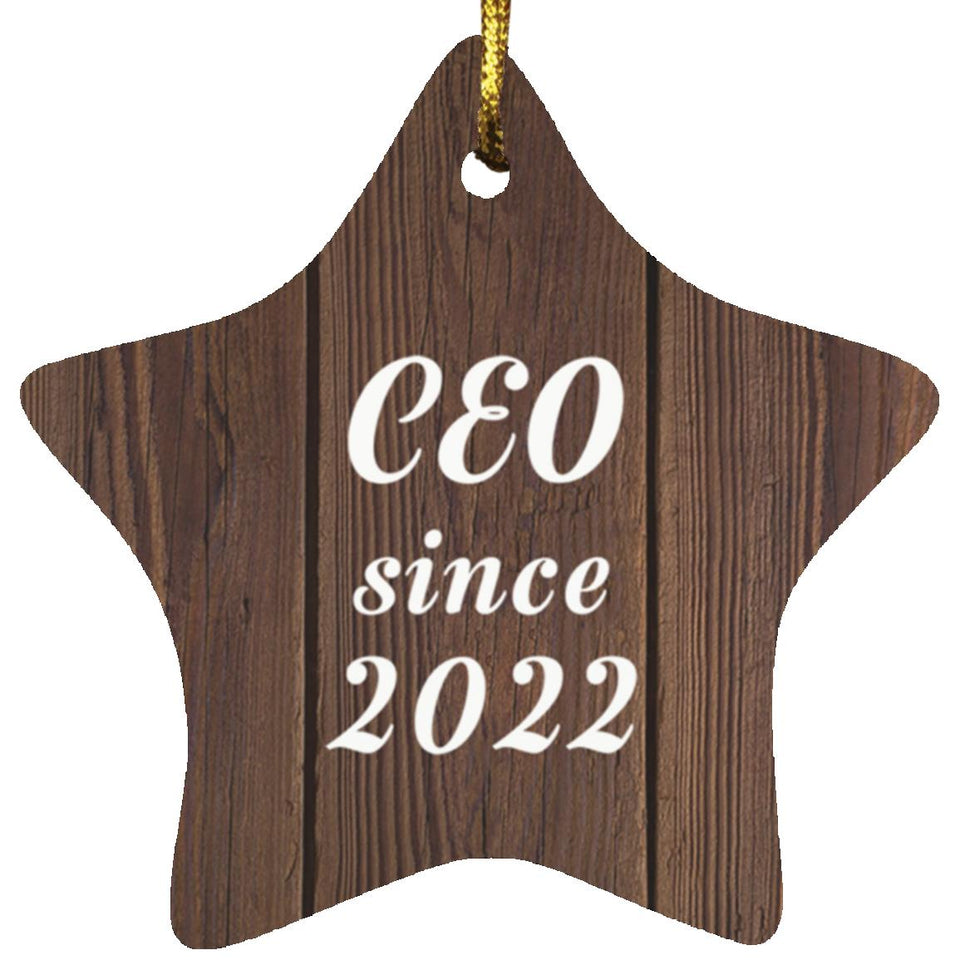 CEO Since 2022 - Star Ornament D