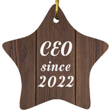 CEO Since 2022 - Star Ornament D