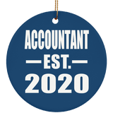 Accountant Established EST. 2020 - Circle Ornament