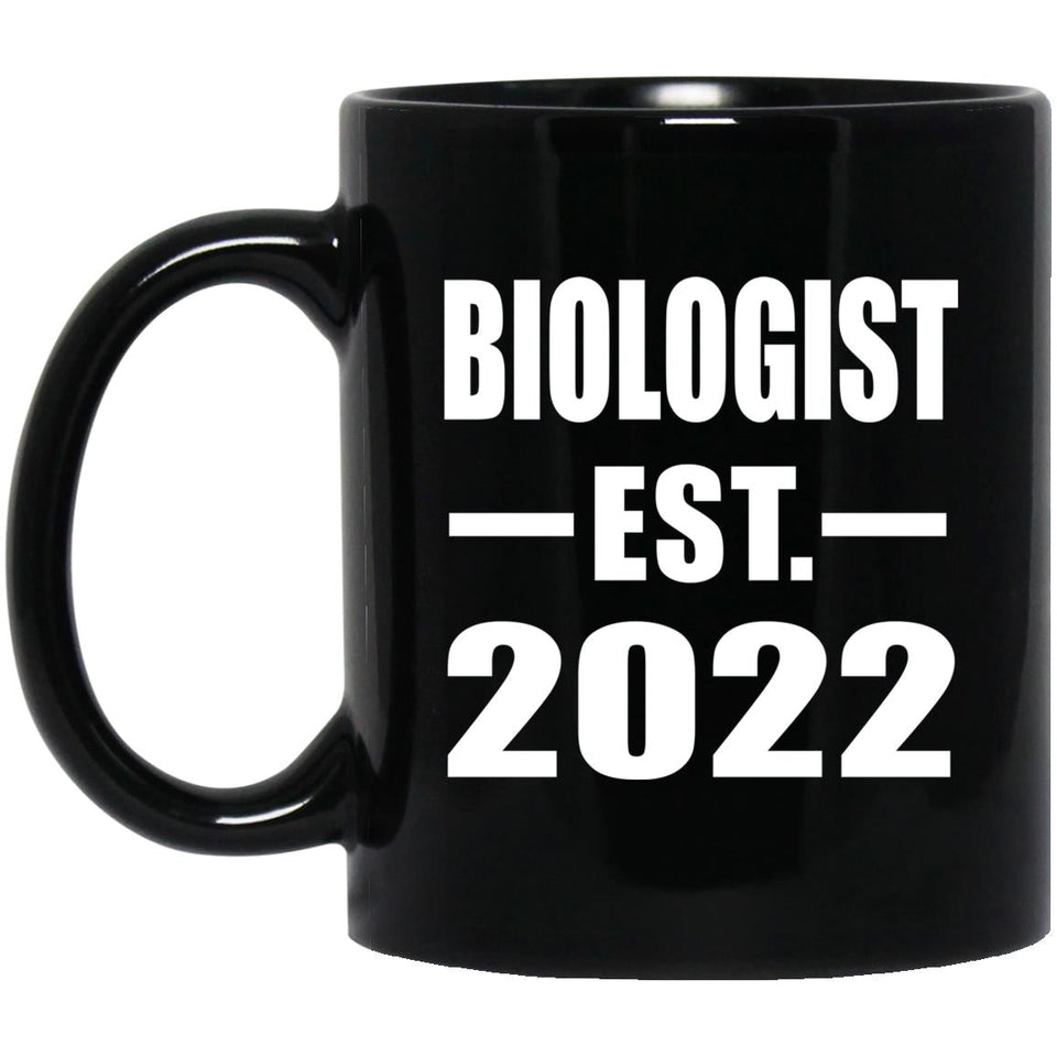 Biologist Established EST. 2022 - 11oz Coffee Mug Black
