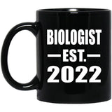 Biologist Established EST. 2022 - 11oz Coffee Mug Black