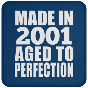 23rd Birthday Made In 2001 Aged to Perfection - Drink Coaster