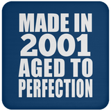 23rd Birthday Made In 2001 Aged to Perfection - Drink Coaster