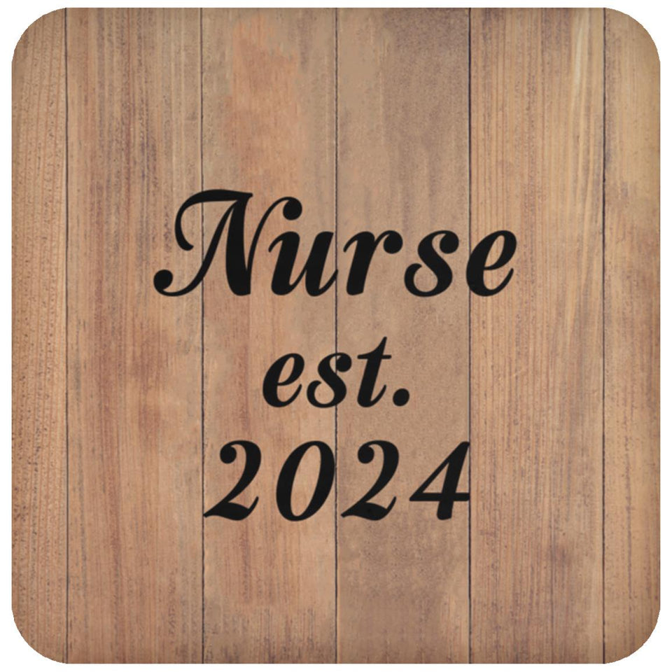 Nurse Established EST. 2024 - Drink Coaster C