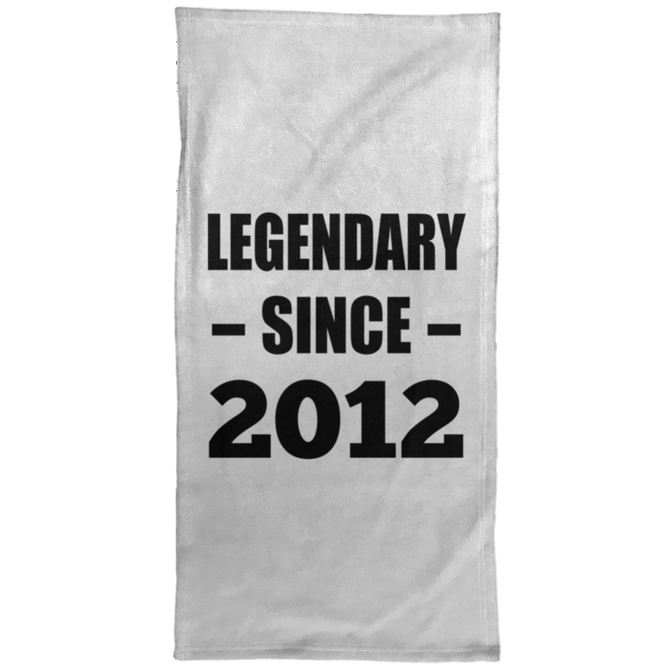 12th Birthday Legendary Since 2012 - Hand Towel