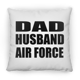 Dad Husband Air Force - Throw Pillow
