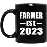 Farmer Established EST. 2023 - 11oz Coffee Mug Black
