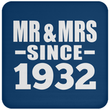 92nd Anniversary Mr & Mrs Since 1932 - Drink Coaster