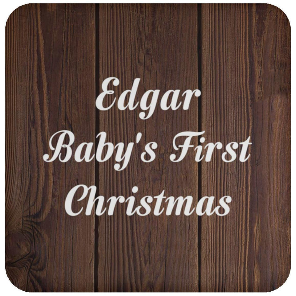 Edgar Baby's First Christmas - Drink Coaster D