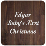 Edgar Baby's First Christmas - Drink Coaster D