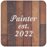 Painter Established Est. 2022 - Drink Coaster E