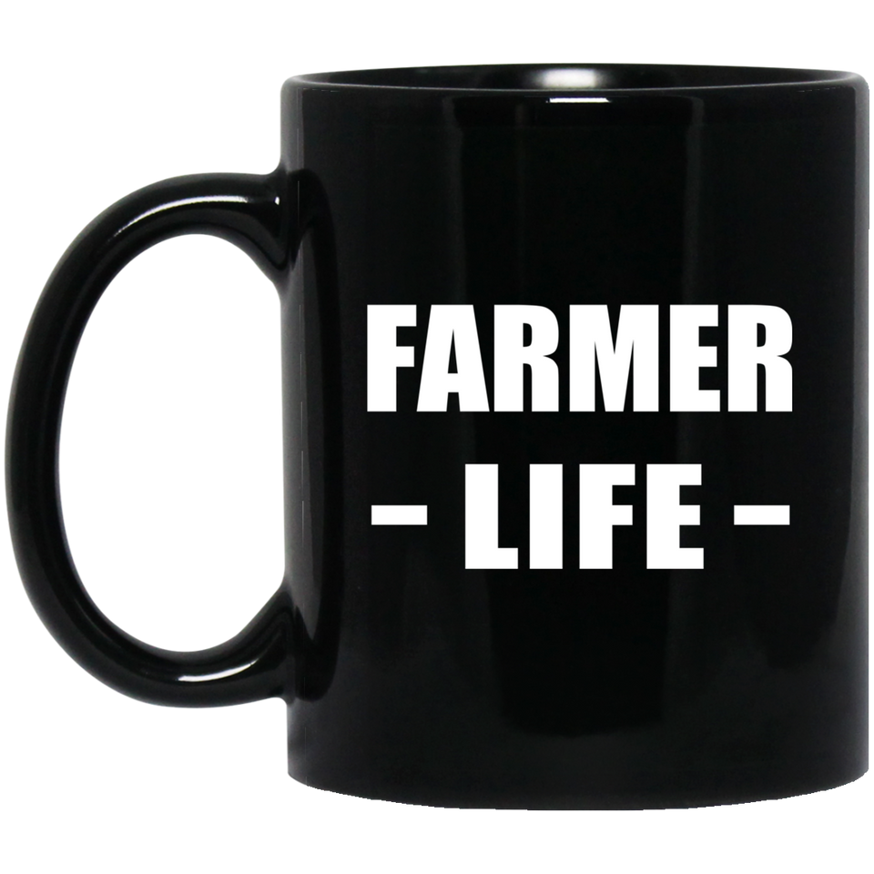 Farmer Life - 11oz Coffee Mug Black