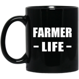 Farmer Life - 11oz Coffee Mug Black