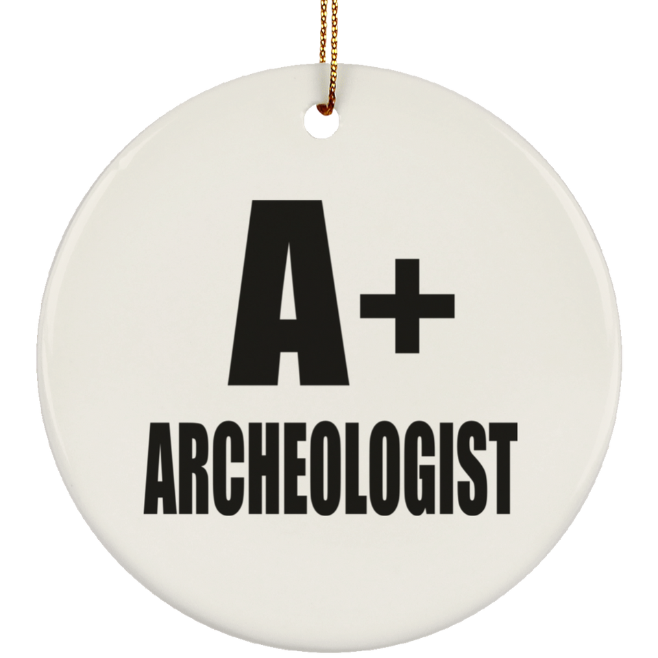 A+ Archeologist - Circle Ornament