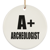 A+ Archeologist - Circle Ornament
