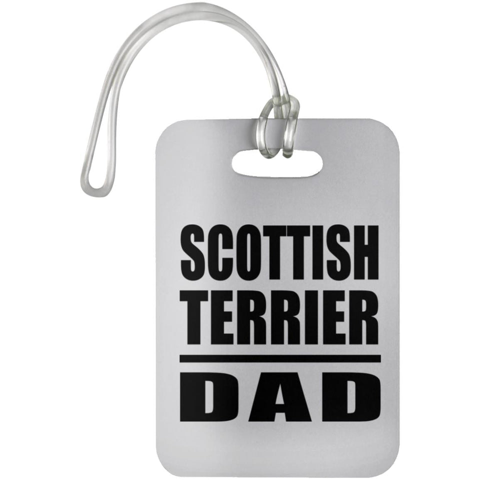 Scottish Terrier Dad - Luggage Bag Tag