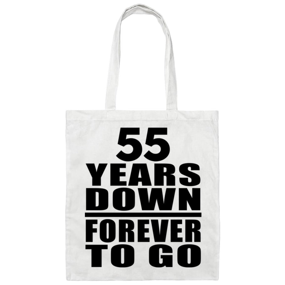 55th Anniversary 55 Years Down Forever to Go - Tote Bag White