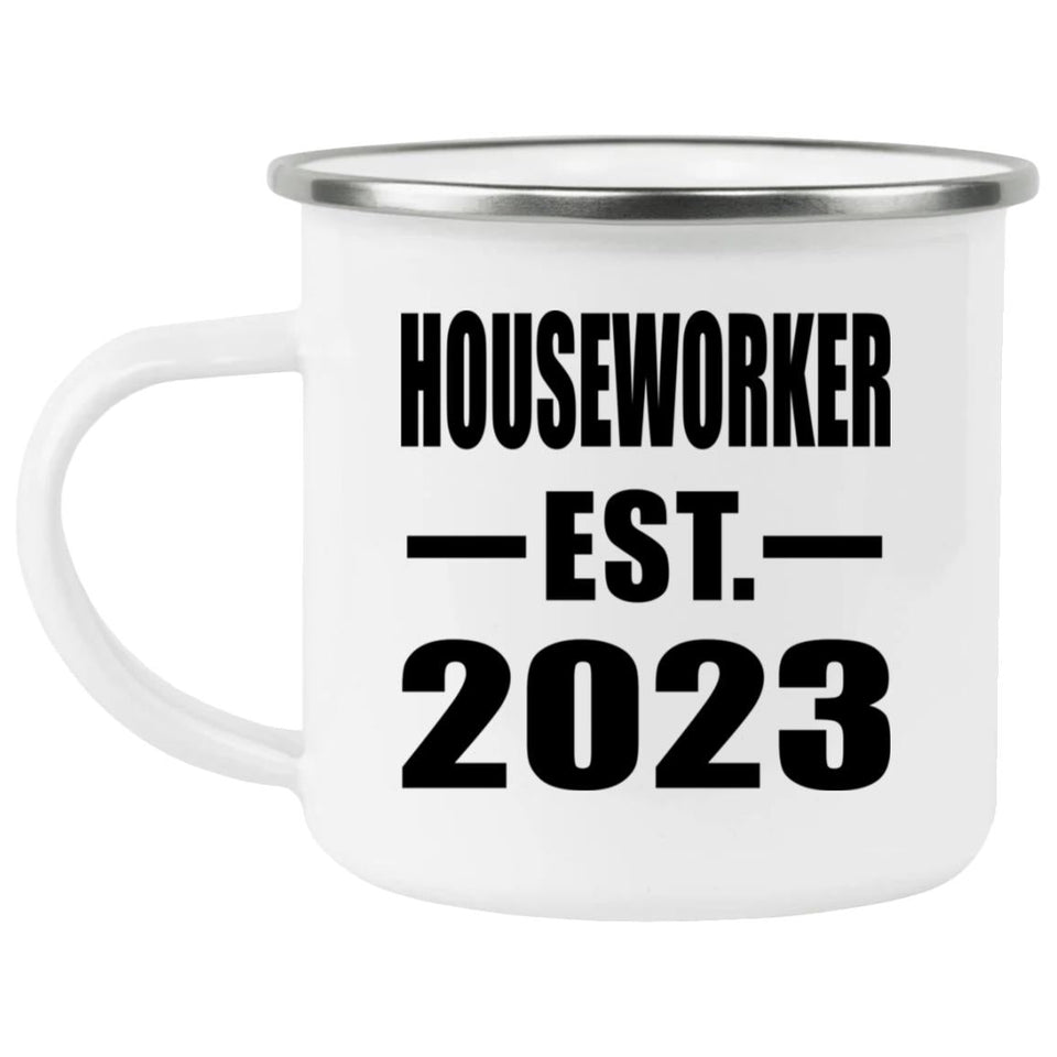 Houseworker Established EST. 2023 - 12oz Camping Mug