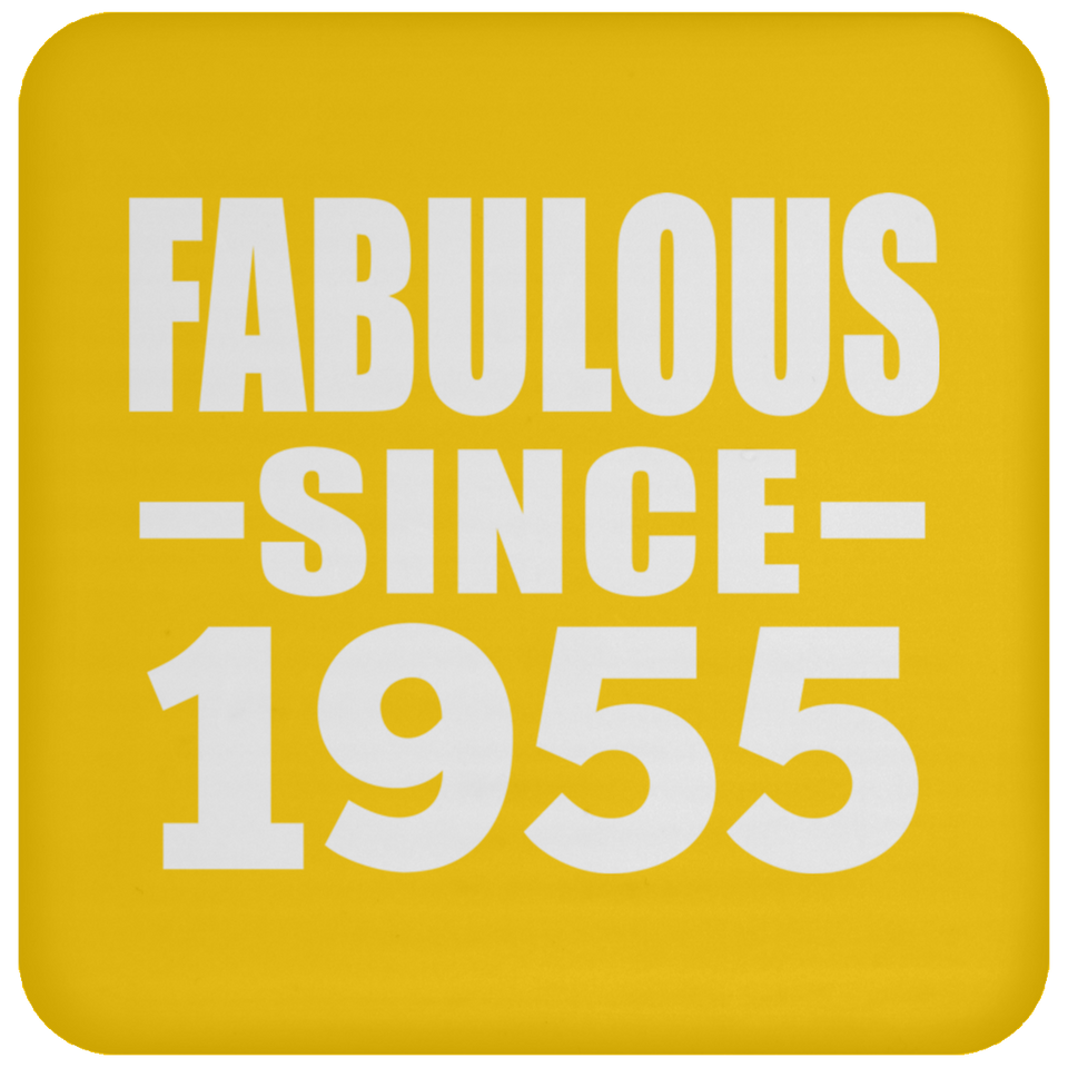 69th Birthday Fabulous Since 1955 - Drink Coaster