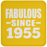 69th Birthday Fabulous Since 1955 - Drink Coaster