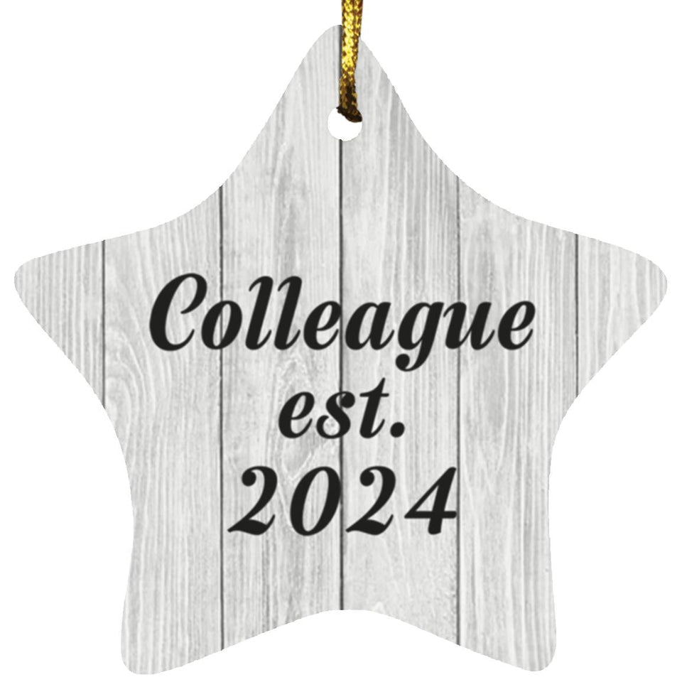 Colleague Established Est. 2024 - Star Ornament F
