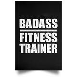 Badass Fitness Trainer - Poster Portrait