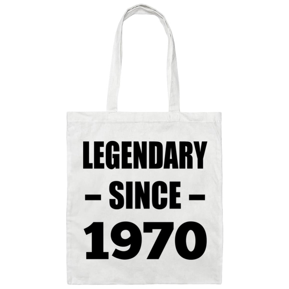 54th Birthday Legendary Since 1970 - Tote Bag White