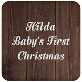 Hilda Baby's First Christmas - Drink Coaster D