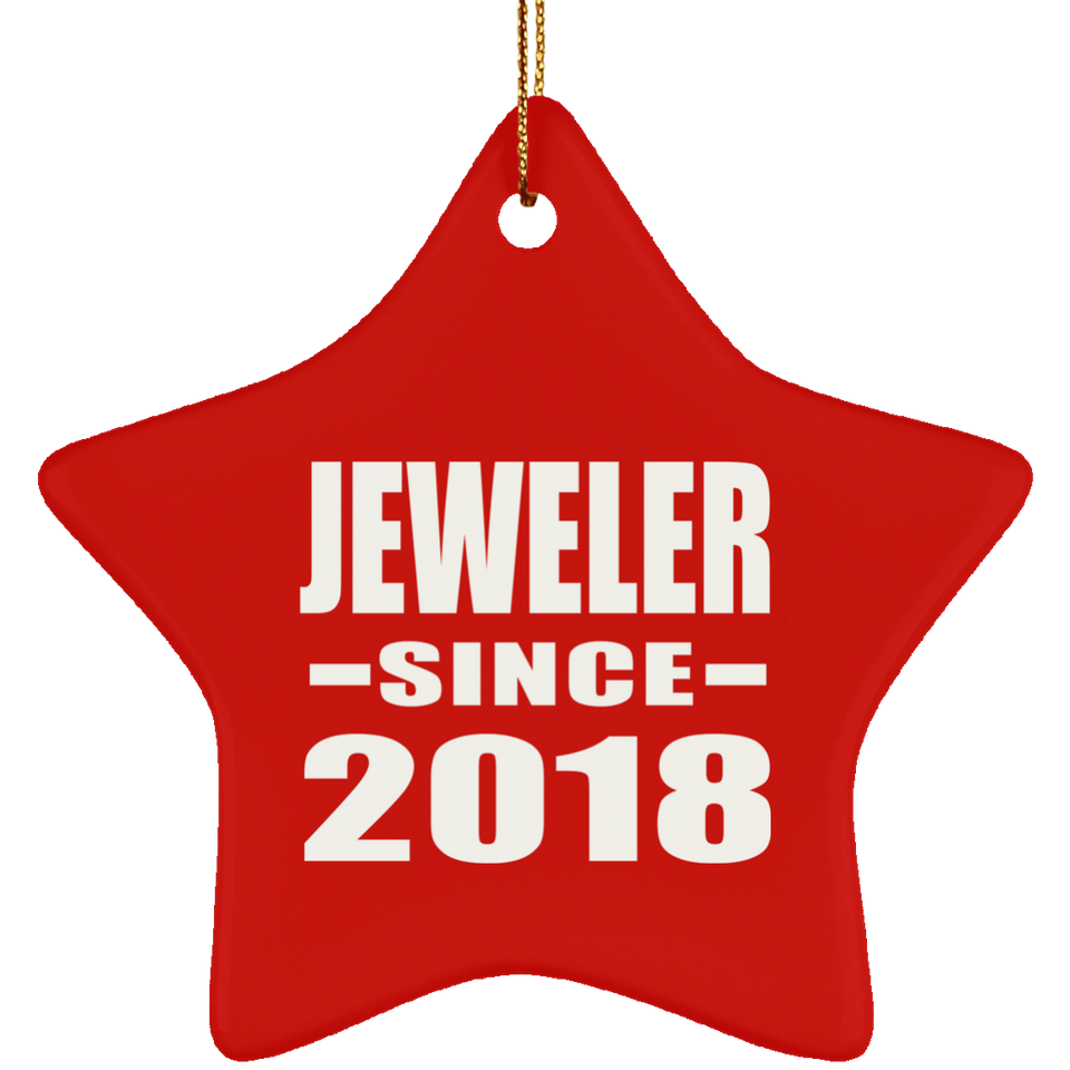 Jeweler Since 2018 - Star Ornament