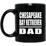 Chesapeake Bay Retriever Dad - 11oz Coffee Mug Black