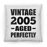 19th Birthday Vintage 2005 Aged Perfectly - Throw Pillow