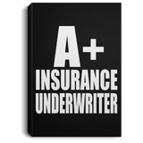 A+ Insurance Underwriter - Canvas Portrait