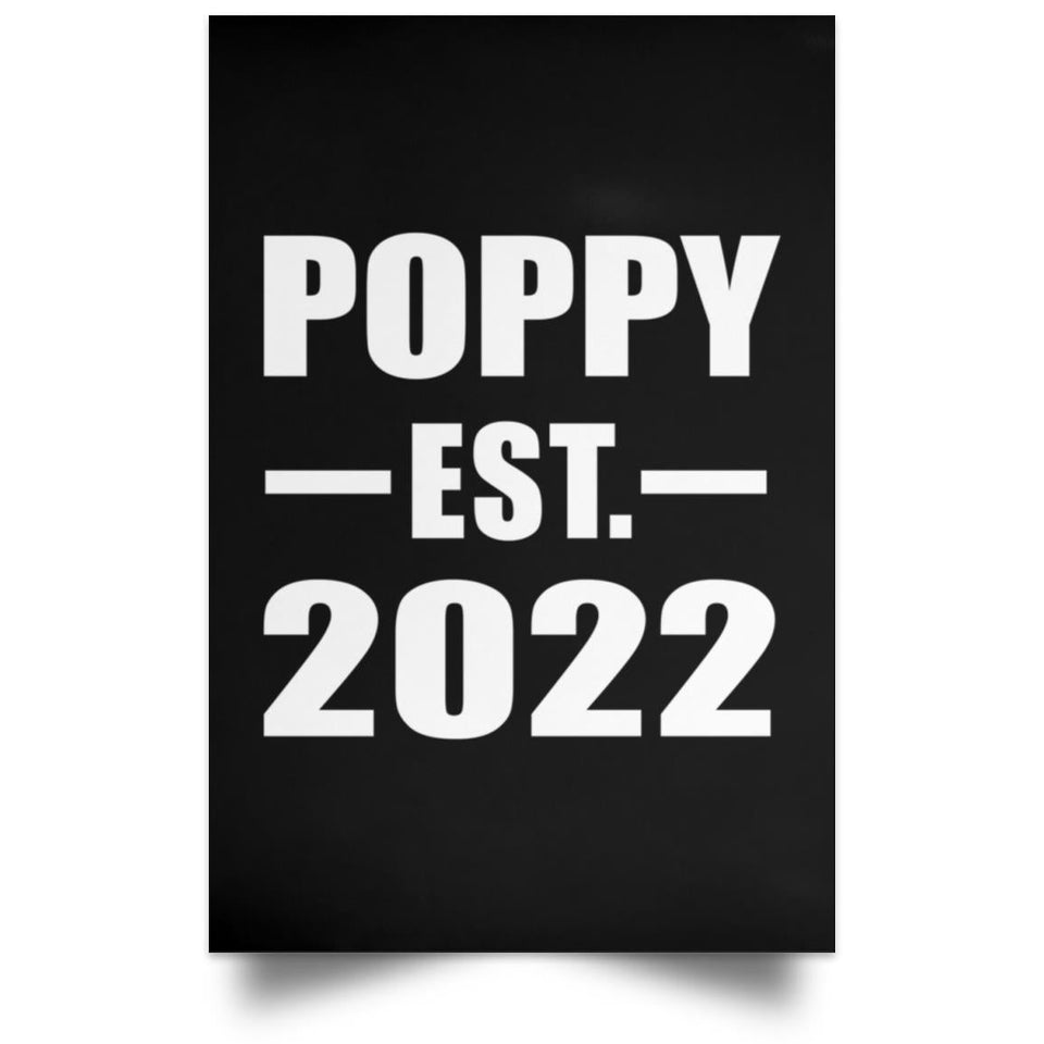 Poppy Established EST. 2022 - Poster Portrait