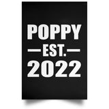 Poppy Established EST. 2022 - Poster Portrait