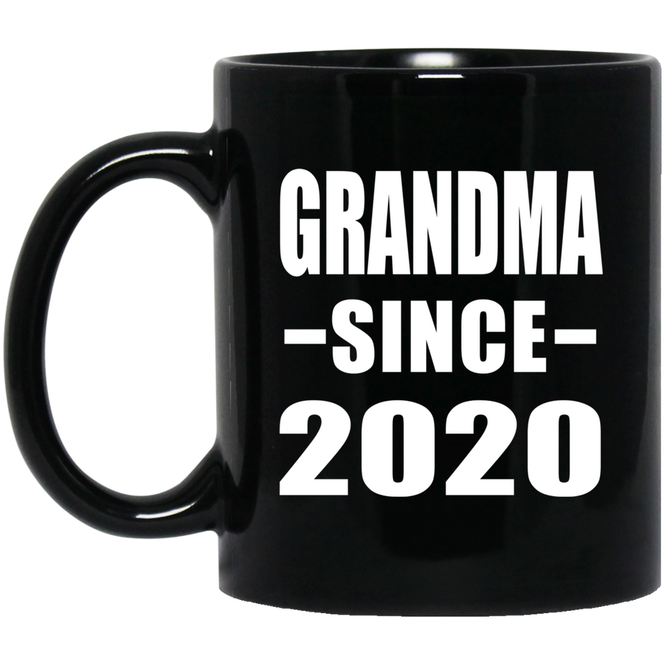 Grandma Since 2020 - 11oz Coffee Mug Black