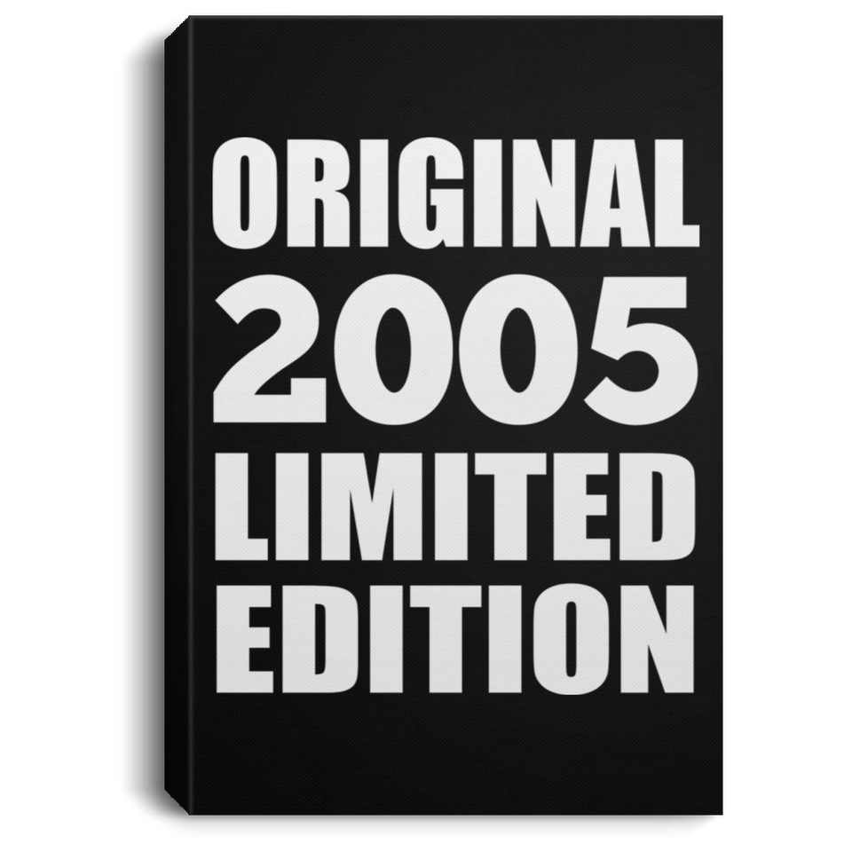 19th Birthday Original 2005 Limited Edition - Canvas Portrait