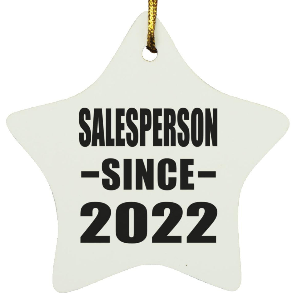 Salesperson Since 2022 - Star Ornament