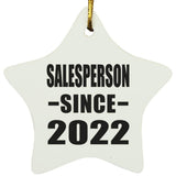 Salesperson Since 2022 - Star Ornament