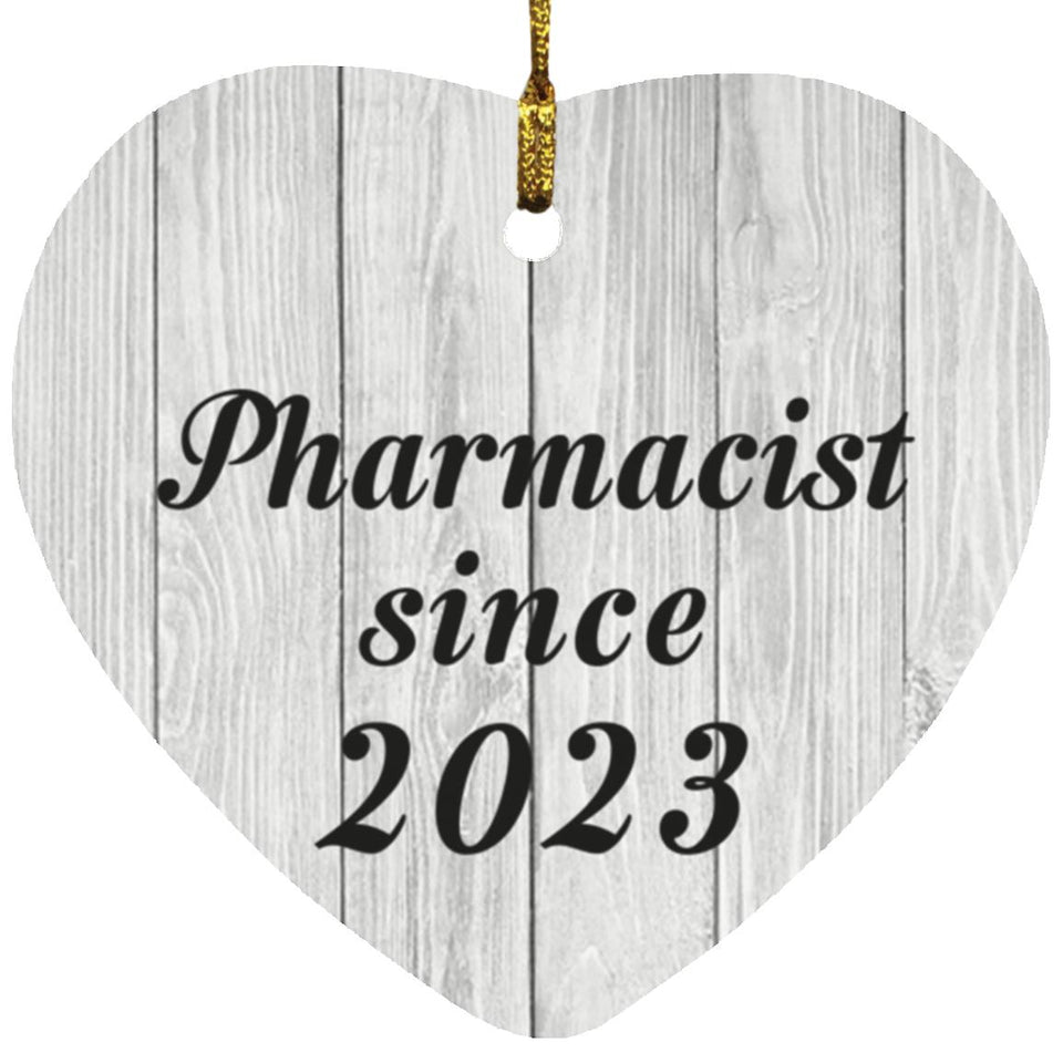 Pharmacist Since 2023 - Heart Ornament F