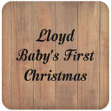 Lloyd Baby's First Christmas - Drink Coaster C