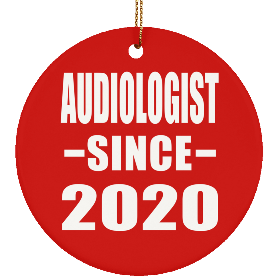 Audiologist Since 2020 - Circle Ornament
