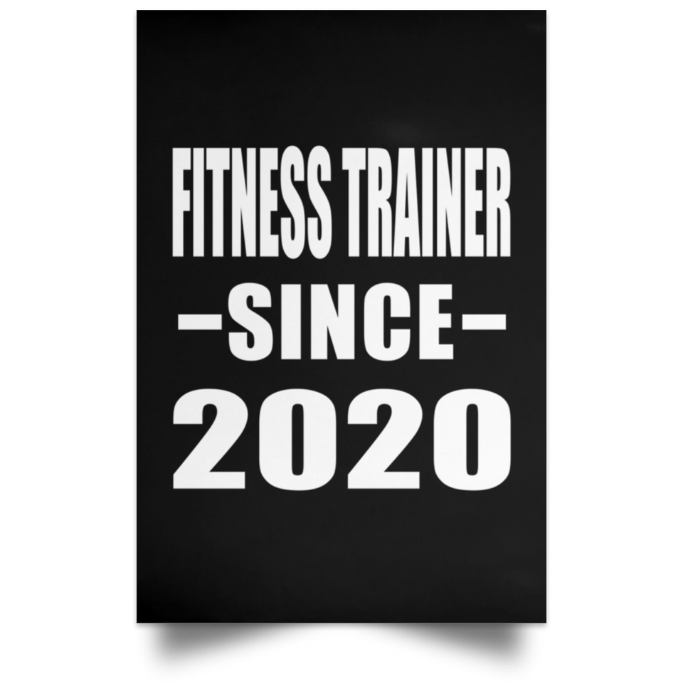 Fitness Trainer Since 2020 - Poster Portrait