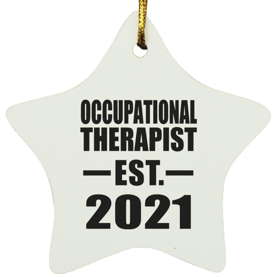 Occupational Therapist Established EST. 2021 - Star Ornament