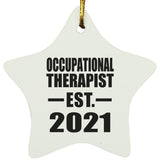 Occupational Therapist Established EST. 2021 - Star Ornament