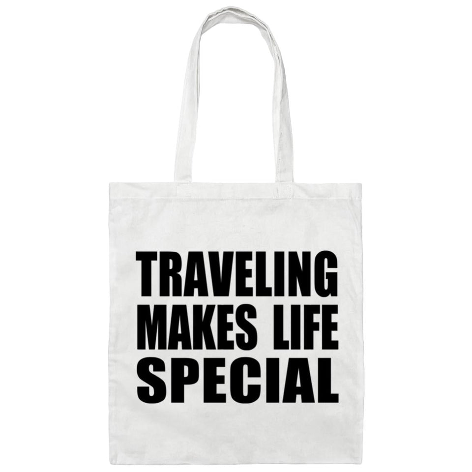 Traveling Makes Life Special - Tote Bag White